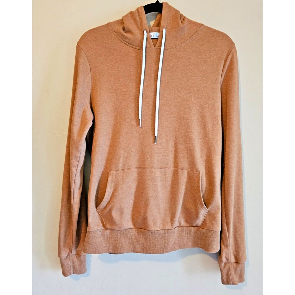 H2H Mens Casual Fit Zip-Up Hoodie Sz XL Lightweight , Brown, streetwear